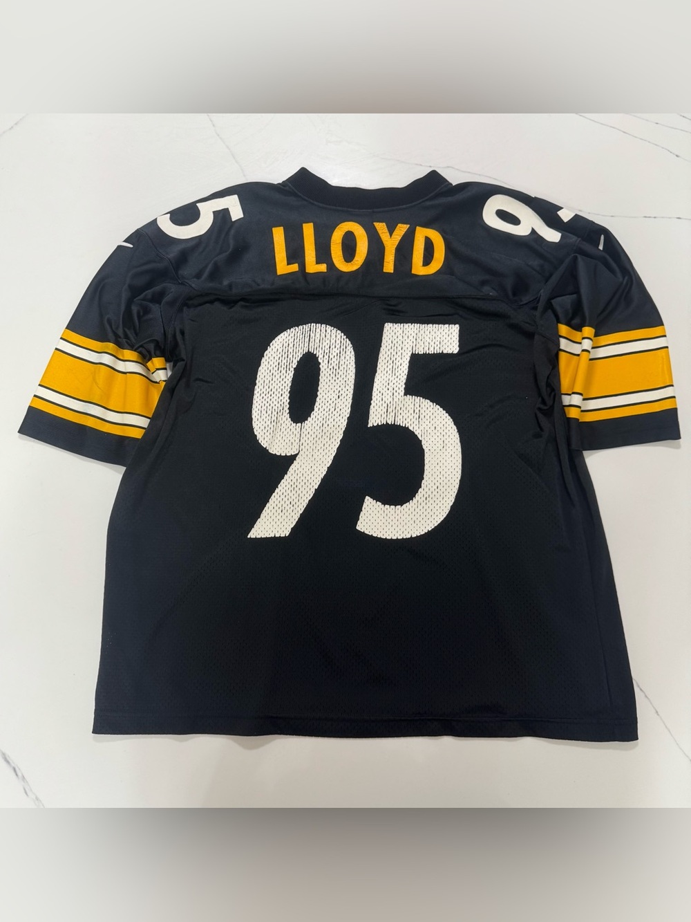 Vintage Nike Pittsburgh Steelers Greg Lloyd #95 Jersey USA Made Size Medium